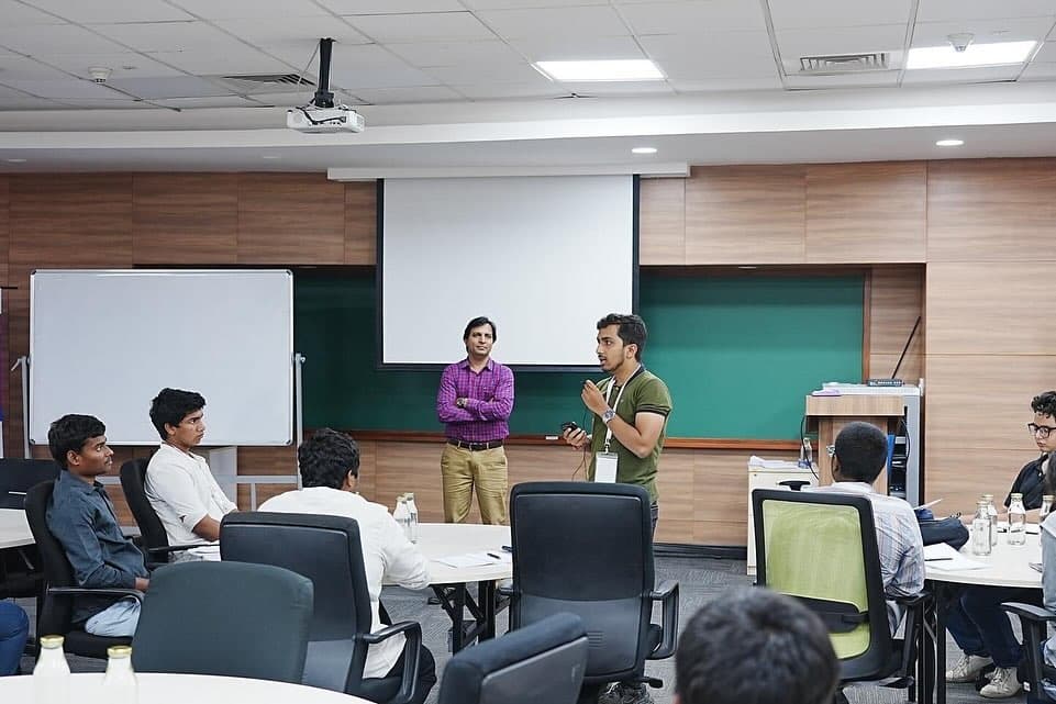 Students participating in EIC sessions and activities